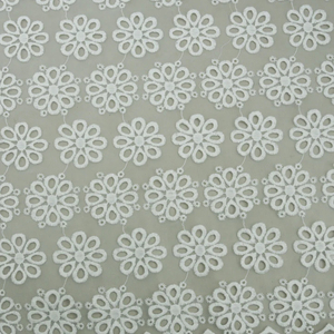 Tela bordada Schiffli con estampado digital, tela bordada de lujo para marcas de moda, suministro al por mayor de prendas de vestir, suministro premium. - Product Image 6