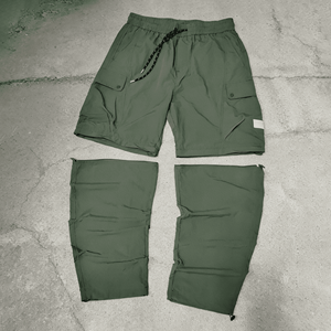 Pantalones de Nylon Personalizados de Alta Calidad, Cortavientos, Desmontables, con Cierre, Convertibles, para Hombre - Product Image 1