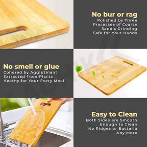 Planche à découper en bois d'inspiration artisanale pour offrir en cadeau et pour les besoins quotidiens de découpe en cuisine, planche à découper au prix de gros indien - Product Image 5