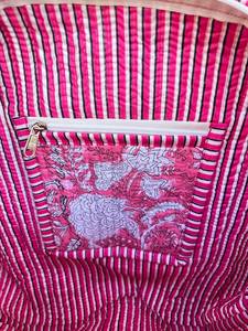 Bolso Tote Acolchado de Color Sólido Ligero al por Mayor, Bolso de Hombro de Algodón de Gran Capacidad para Mujer, Todas las Temporadas, VertexIndiaCorp - Product Image 5