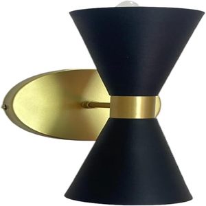 Wall <b>Sconce</b> lamp with 2 Sided Shades, Decorative Lamp for Bedroom, Home Office Decor <b>Light</b> - Product Image 1