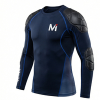 Ensemble de sport de compression unisexe de performance supérieure, rembourré, pour la gym, l'entraînement et la course, séchage rapide, USA Europe MALUZA