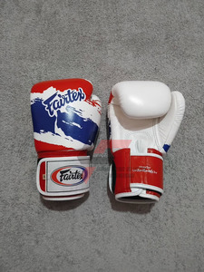 ถุงมือชกมวย Fairtex รุ่นหนาพิเศษ ขนาดมาตรฐาน สำหรับซานด้า มวยไทย แบบติดตีนตุ๊กแก ระบายอากาศได้ดี สำหรับทุกเพศ พิมพ์ลายเต็มตัว อุปกรณ์ต่อสู้ - Product Image 2