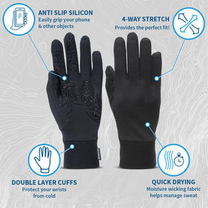 Guantes de Ciclismo y Running de Moda, Suaves, Completos, Ligeros, Antideslizantes, Cómodos, Transpirables, Unisex, para Senderismo - Product Image 3