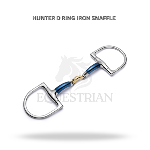Mors d'entraînement Hunter D Ring en fer pour le contrôle équestre - Product Image 2