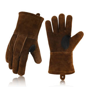 Fabricants directs d'usine, gants de travail en cuir de qualité supérieure, couleurs et designs demandés par les clients, gants de travail en cuir résistants. - Product Image 1