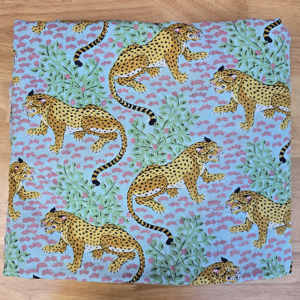 Indian Handmade Cotton Block Screen Print Fabric for Dress Making Cotton Fabric Hand Block Print Fabric - Product Image 1