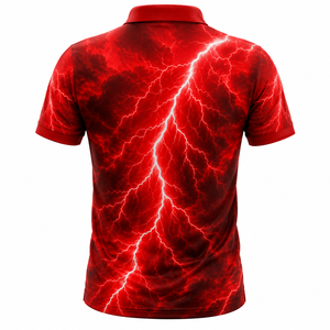 Polo Eléctrico Personalizado OEM para Hombre, Polo de Golf Sublimado de Alto Rendimiento, Ropa Deportiva Transpirable de Secado Rápido, Jersey de Equipo - Product Image 3