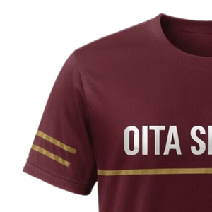 T-shirt de sport en polyester pour homme, couleur bordeaux, pour le hockey, entraînement, uniforme d'équipe, tenue de match en extérieur, vêtements de sport décontractés - Product Image 6