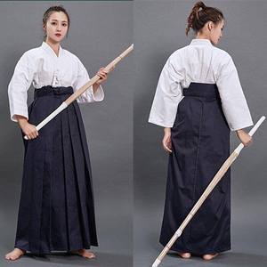Uniforme de Kendo Negro Unisex, 100% Algodón, Ropa de Artes Marciales, Corte Holgado, Duradero, Ligero, de Secado Rápido, Talla Adulto - Product Image 4