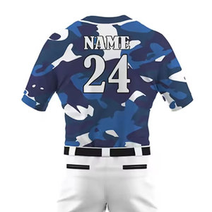 Uniforme de baseball décontracté d'été, service OEM, impression numérique, produit très demandé, uniforme de baseball avec logo et taille personnalisés - Product Image 4
