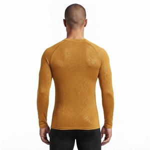 Camiseta de Compresión de Manga Larga Personalizada para Hombre, Ropa Deportiva, Entrenamiento, Capa Base, Spandex/Poliéster, Secado Rápido, OEM/ODM - Product Image 5