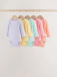 Vêtements Annamar, Combinaison bébé unisexe en coton de bambou 100% tricoté, imprimé personnalisé, manches longues, fermeture à boutons pression, écologique - Product Image 2