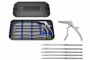 Juego de Rongeurs Rotatorios Interlaminares Kerrison de Acero Inoxidable para Cirugía de Columna Vertebral, Instrumento Ortopédico de Mordida Ascendente/Descendente, CE Quirúrgico - Product Image 1