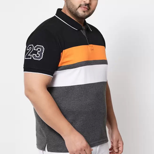 Camiseta de hombre 100% algodón, de moda, 2 colores, transpirable, de secado rápido, con logo impreso digitalmente personalizado, estilo hip hop, polo. - Product Image 3