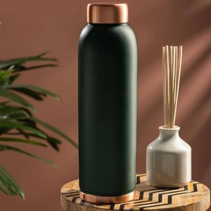 Botella de Cobre de Calidad Estándar de 1L para Oficina y Gimnasio, Botella de Agua Fría y Caliente de Proveedor Indio - Product Image 2