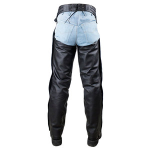 Meilleures ventes : Chaps en cuir semi-rigide pour hommes, légers, style western, pour l'équitation professionnelle, avec impression de logo personnalisé - Product Image 2