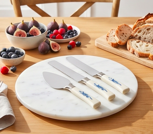 Modern <b>Cheese</b> <b>Knife</b> <b>Set</b> With Stainless Steel Blades And Decorative Handles For Elegant Serving Use And Kitchenware Use - Product Image 5