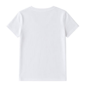 T-shirt RICSA INTERNATIONAL pour hommes adultes, blanc, col en V, manches courtes, 100% coton, respirant, couleur unie, style hiver, polyester - Product Image 2
