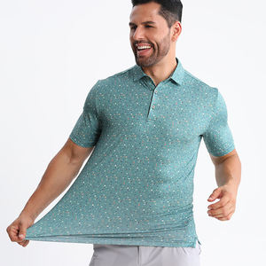 Camiseta deportiva de secado rápido para hombre, transpirable, antiarrugas, con sublimación personalizada, para bádminton, tenis y golf. - Product Image 2