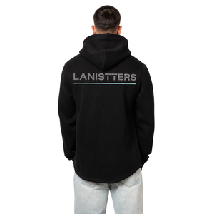 Sudadera con Capucha Personalizada para Hombre, sin Bolsillos, Estilo Relajado, con Estampado Tipográfico Delantero y Trasero, Hombros Caídos, Fabricación OEM, Ropa Urbana - Product Image 2