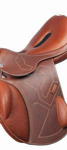 Silla de Montar Inglesa de Contacto Cercano con Estructura de Madera y Cuero Genuino para Equitación, Salto, Entrenamiento y Competición - Product Image 2