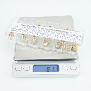 Kit de conversion d'orifice pour cuisinière et four, Buse de brûleur à jet en laiton de remplacement, Embout de pulvérisation de gaz M6x0.75 mm, Pièces de tuyauterie de gaz propane GPL - Product Image 6