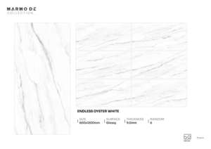 Azulejos de porcelana brillante de diseño de alta gama, tamaño 600x1200, azulejos grandes para pisos y paredes para proyectos de interiores de lujo - Product Image 3