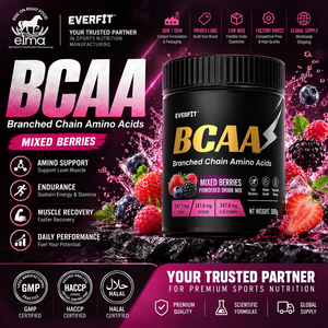 Concentré de protéines de lactosérum Elma Food 1KG Sans sucre ajouté 50 portions Formule de croissance musculaire BCAA Sans OGM Poudre de protéines pour adultes - Product Image 1