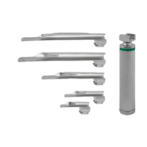 Laryngoscope manuel LED Macintosh Miller à usage unique, lames personnalisées, ensemble conventionnel, instruments médicaux en acier inoxydable, certifié CE - Product Image 1