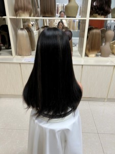 Perruques chinoises en gros sans colle, cheveux humains vierges bruts pré-épilés, transparentes HD pour perruques Lace Front - Product Image 4