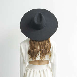Fashion Polyester Fedora <b>Hat</b> for Women <b>Men</b> Classic Character Casual <b>Flat</b> Wide Brim Jazz Cap - Product Image 5