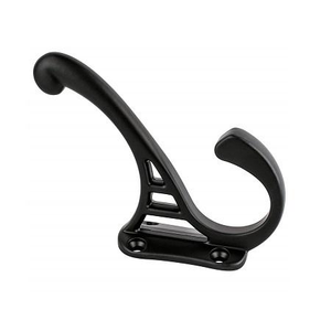 Crochet mural personnalisé en fer noir fait main, de différentes tailles et formes, pour clés, manteaux et chapeaux, provenant du meilleur exportateur en Inde. - Product Image 2