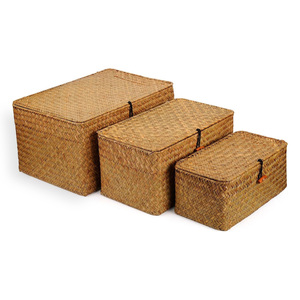 Boîtes de rangement en herbe marine de bonne qualité, grande quantité, boîtes à vêtements personnalisées pour l'organisation de la maison - Product Image 2
