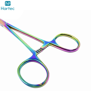 Pince de pêche en acier inoxydable multicolore arc-en-ciel, à mâchoires droites, avec système de verrouillage, pour l'élimination des hameçons et l'équipement de pêche - Product Image 4