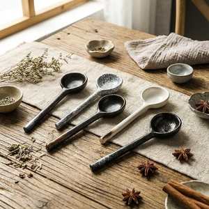 Cuillères doseuses miniatures en céramique de qualité alimentaire pour thé et café, vente en gros, exclusivement sur Universal Overseas - Product Image 4