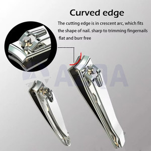 Wholesale Stainless Steel Nail Clippers Set Ultra Sharp Fingernail and Toenail <b>Cutter</b> Kit for Professional Grooming Care - Product Image 4