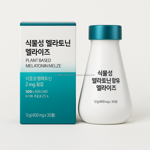 Plant Based Melatonin 2mg with <b>Tomato</b> Extract Capsule for Night Time Relaxation <b>Support</b> OEM Korea Health Supplement - Product Image 1