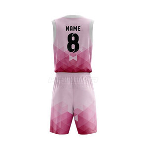 Conjunto de Uniforme de Baloncesto de Poliéster Transpirable Personalizable OEM para Hombres Adultos, Incluye Diseño con Logotipo Personalizado Impreso - Product Image 2