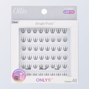 Pestañas postizas sin pegamento Wimpern Olio, paquete individual PLUS, transparentes, cortas, 2 tipos, elige 1, extensiones de pestañas, pestañas postizas - Product Image 4