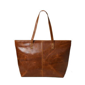 Bolso Tote de Cuero de Gran Capacidad, Bolso de Hombro Resistente para Mujer, Bolsa de Compras Reutilizable Ecológica, Logotipo Personalizado OEM - Product Image 3