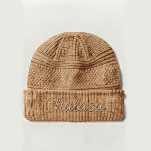 Custom Logo Unisex 100% <b>Wool</b> Knit Team Winter <b>Beanie</b> Hats Embroidered Skull Cap Sports Casual Outdoor Ski - Product Image 4