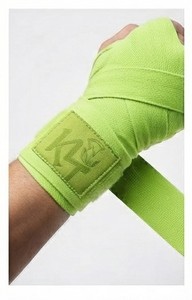 Support de poignet en cachemire vert lime KT, antidérapant, protection professionnelle, réglable, respirant, fermeture auto-agrippante, unisexe - Product Image 5