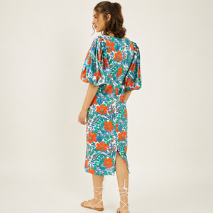 Vestido Casual de Uso Diario Fresh Bloom con Forro de Algodón Tejido, Cintura Natural y Silueta en A - Product Image 5