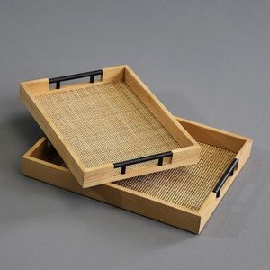 ถาดเสิร์ฟไม้ทรงสี่เหลี่ยม H a CRAFT HAC-245 พร้อมหูจับ ดีไซน์ทันสมัย สำหรับโต๊ะอาหาร งานแต่งงาน - Product Image 3
