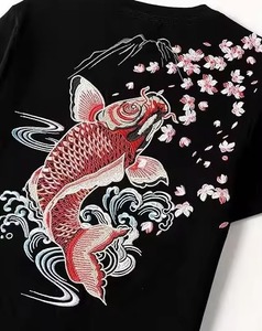 T-shirt Streetwear Designer en Gros, Épais 100% Coton, Logo Personnalisé, Manches Courtes, Coupe Ample, Imprimé pour Homme - Product Image 5