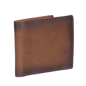 Portefeuille Homme en Cuir Pleine Fleur Vintage Crazy Horse Hunter avec Porte-Cartes et Blocage RFID, Exportation Mondiale en Gros, Modèle Court Pliant - Product Image 1
