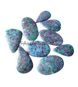 Cabochon rubis kyanite naturel Cabochon en vrac Quartz de guérison poli à la main vente en gros cabines de pierres précieuses semi-précieuses - Product Image 1
