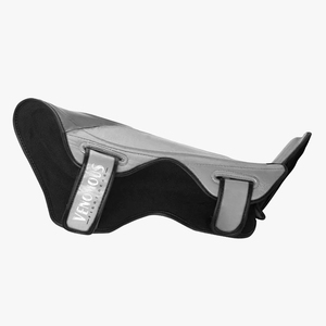 Protège-tibias Venomous Fight Gear en cuir PU noir et gris, ajustables avec fermeture auto-agrippante, protection légère pour adultes - Product Image 4