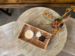 rectangular fruit <b>trays</b> made of water hyacinth, stackable, kitchen <b>storage</b> <b>trays</b>. - Product Image 4